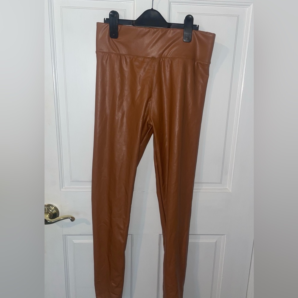 Brown Leather Pants